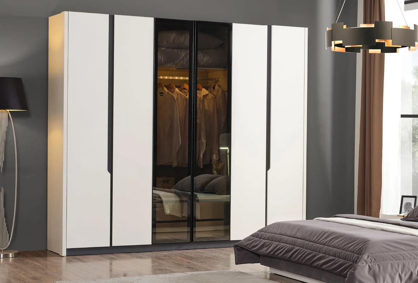 artboard-13-min (7) Forza 6 Kapaklı Dolap - Görsel 1