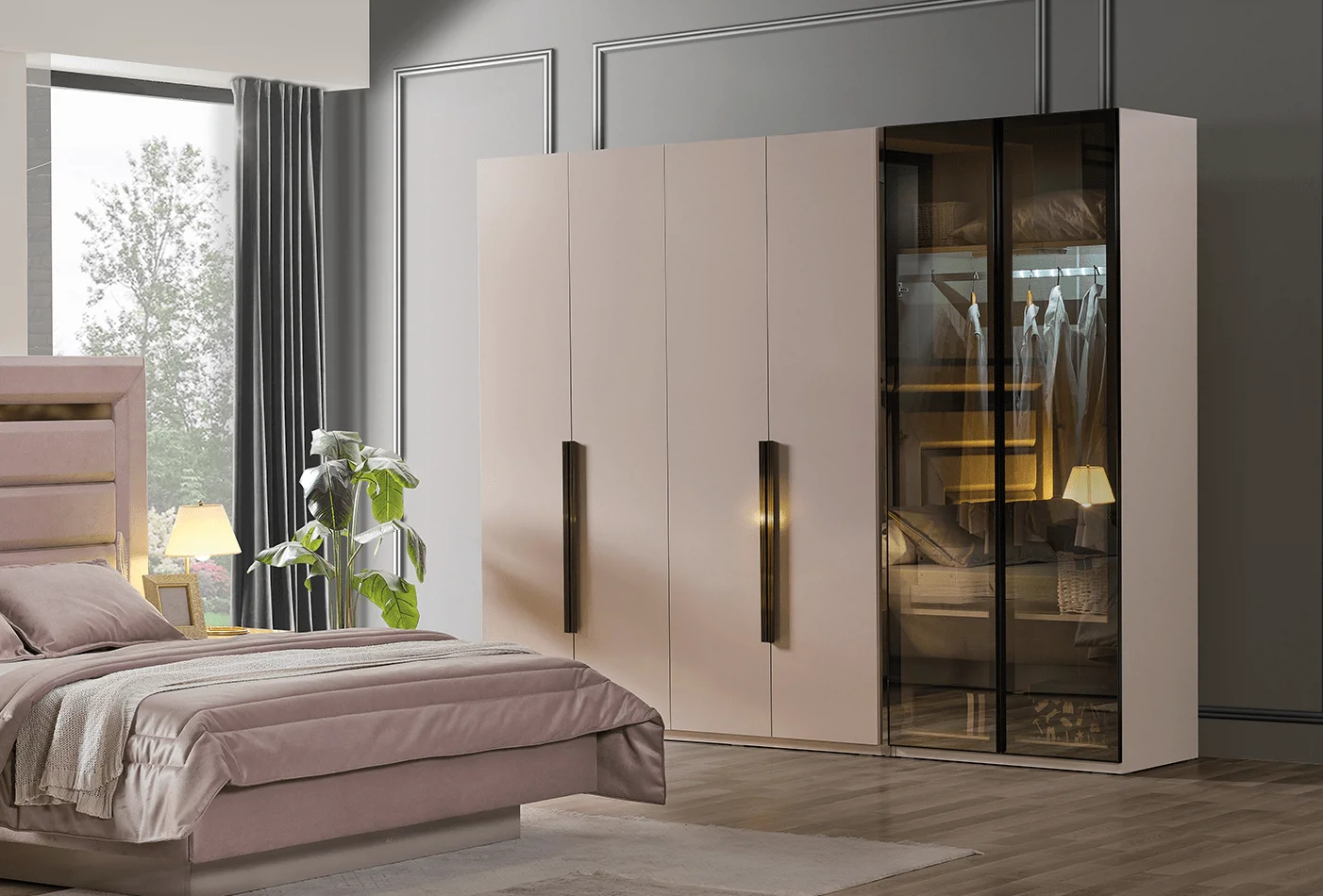 lui-s-yatak-u-ru-n-silider-738x500---1402x950-px_48-min (2) Luis 6 Kapaklı Dolap - Görsel 1